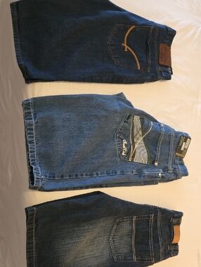Blue Denim Jeans Trio - Classic Dark & Medium Blue